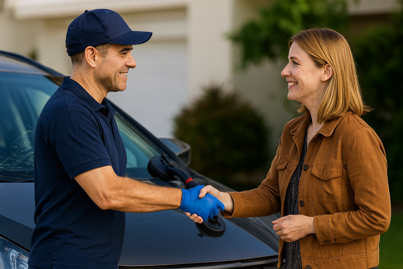 Auto glass service